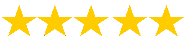 5-star review rating